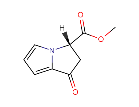 1H-Pyrrolizine-3-carboxylicacid,2,3-dihydro-1-oxo-,methylester,(S)-(9CI)