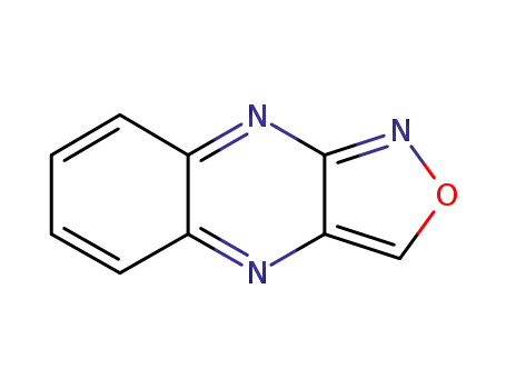 Molecular Structure of 78172-25-5 (Isoxazolo[3,4-b]quinoxaline  (9CI))