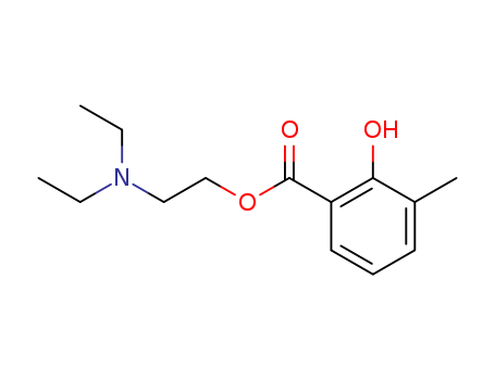 2-(diethylamino)ethyl 2-hydroxy-3-methylbenzoate