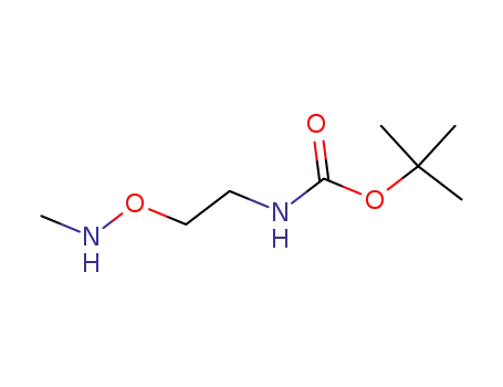 Molecular Structure of 780770-06-1 (Carbamic acid, [2-[(methylamino)oxy]ethyl]-, 1,1-dimethylethyl ester (9CI))