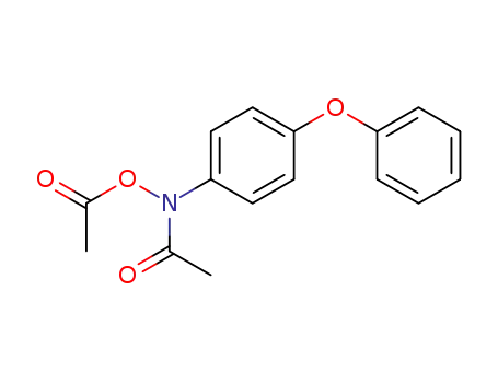 Molecular Structure of 71708-97-9 (N-(Acetyloxy)-N-(4-phenoxyphenyl)acetamide)
