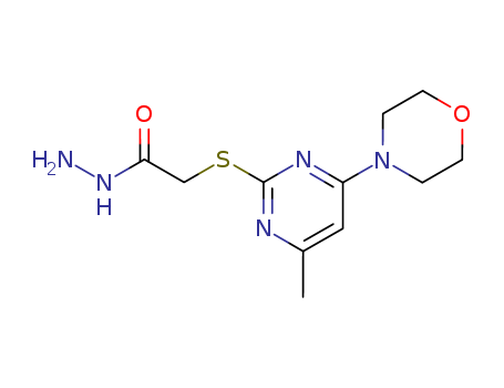 2-[(4-methyl-6-morpholin-4-ylpyrimidin-2-yl)sulfanyl]acetohydrazide