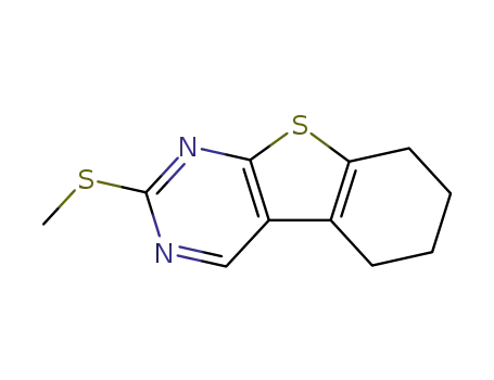 2-Methylsulfanyl-5,6,7,8-tetrahydro-benzo[4,5]thieno[2,3-d]pyrimidine