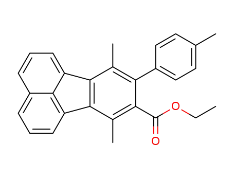 7,10-Dimethyl-9-p-tolyl-fluoranthene-8-carboxylic acid ethyl ester