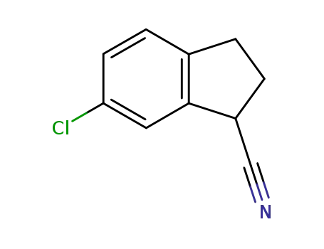 6-클로로-2,3-디하이드로-1H-인덴-1-탄소니트릴