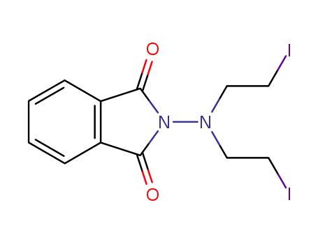 1,1-비스(2-요오도에틸)-2-프탈로일히드라진