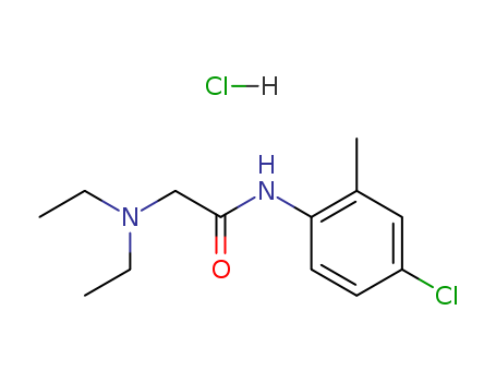 [2-(4-chloro-2-methylanilino)-2-oxoethyl]-diethylazanium chloride