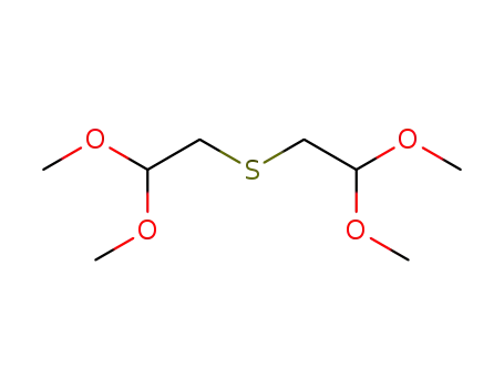 Molecular Structure of 78102-16-6 (Ethane, 1,1-dimethoxy-2-[(2,2-dimethoxyethyl)thio]-])