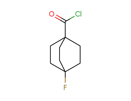 Molecular Structure of 81687-78-7 (Bicyclo[2.2.2]octane-1-carbonyl chloride, 4-fluoro- (9CI))