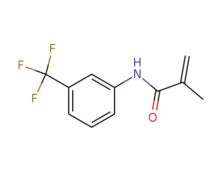 Molecular Structure of 783-05-1 (3'-TRIFLUOROMETHYLMETHACRYLANILIDE)