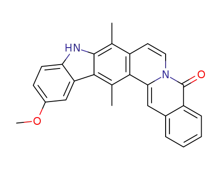 13-methoxy-9,15-dimethylbenzo[7,8]quinolizino[2,1-b]carbazol-5(10H)-one
