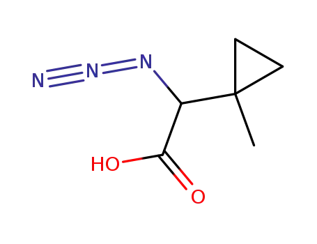 Cyclopropaneacetic acid, a-azido-1-methyl-