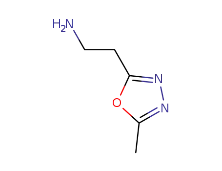Molecular Structure of 781612-35-9 (2-(5-Methyl-1,3,4-oxadiazol-2-yl)ethanamine)