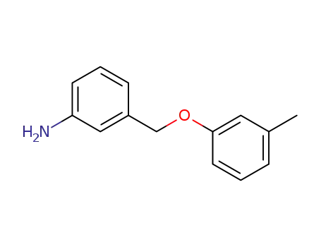 Molecular Structure of 779990-99-7 (Benzenamine, 3-[(3-methylphenoxy)methyl]- (9CI))