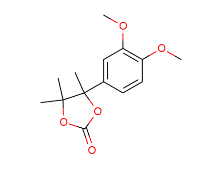 4-(3,4-DIMETHOXYPHENYL)-4,5,5-TRIMETHYL-1,3-DIOXOLAN-2-ONE