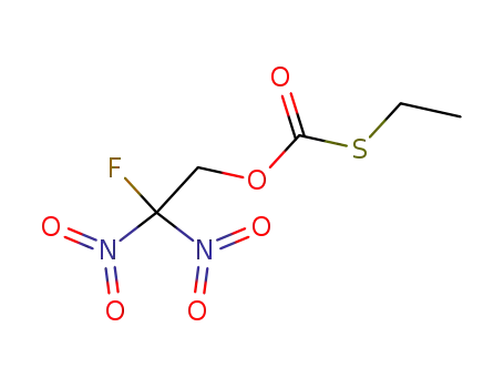 Molecular Structure of 71674-16-3 (S-ethyl O-(2-fluoro-2,2-dinitroethyl) carbonothioate)