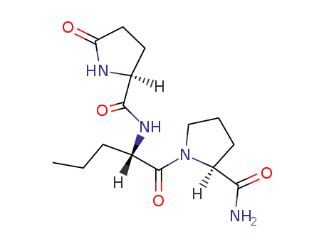 Molecular Structure of 78058-02-3 (thyrotropin-releasing hormone, nVal(2)-)