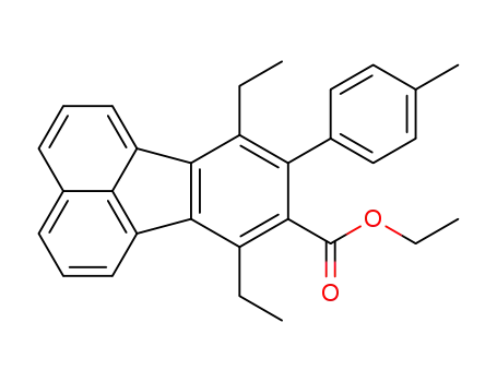 7,10-Diethyl-9-p-tolyl-fluoranthene-8-carboxylic acid ethyl ester
