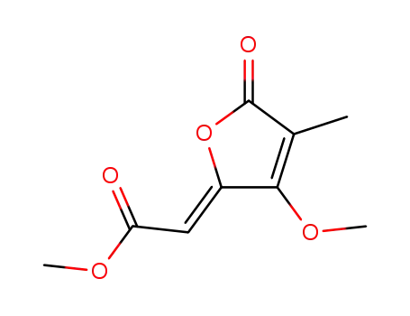 4-methoxy-5-[Z-(methoxycarbonylmethylidene)]-3-methyl-2-furanone
