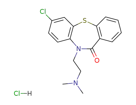 2-(7-chloro-11-oxodibenzo[b,f][1,4]thiazepin-10(11H)-yl)-N,N-dimethylethanaminium chloride