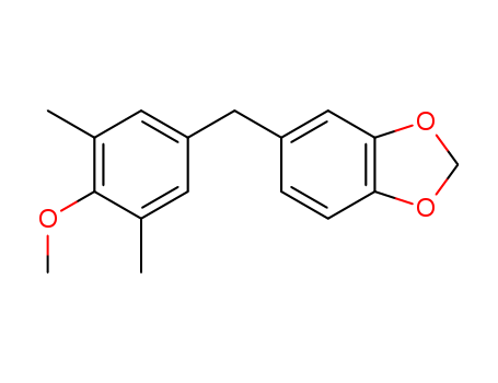 1,3-Benzodioxole,5-[(4-methoxy-3,5-dimethylphenyl)methyl]- cas  71712-38-4