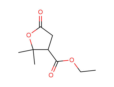 3-Furancarboxylic acid, tetrahydro-2,2-dimethyl-5-oxo-, ethyl ester