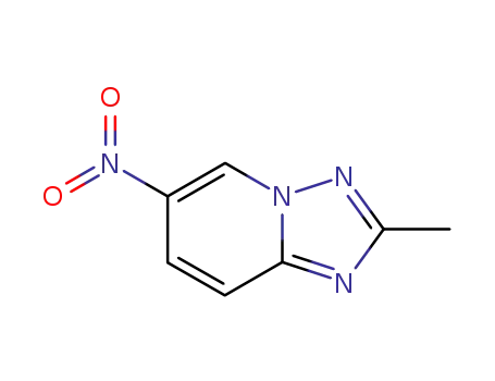 Molecular Structure of 7169-92-8 (2-METHYL-6-NITRO(1,2,4)TRIAZOLO(1,5-A)PYRIDINE)