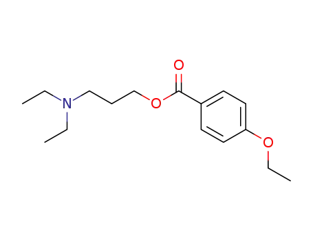 Molecular Structure of 78330-00-4 (3-(diethylamino)propyl 4-ethoxybenzoate)