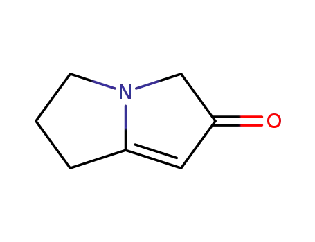 Molecular Structure of 97181-96-9 (1H-Pyrrolizin-6(5H)-one,2,3-dihydro-(9CI))