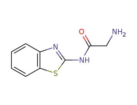 Molecular Structure of 78221-02-0 (Acetamide, 2-amino-N-2-benzothiazolyl- (9CI))