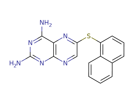 2,4-Pteridinediamine,6-(1-naphthalenylthio)- cas  77900-98-2