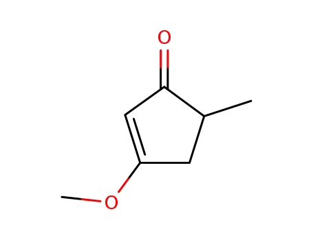 Molecular Structure of 7180-60-1 (3-Methoxy-5-methyl-2-cyclopenten-1-one)