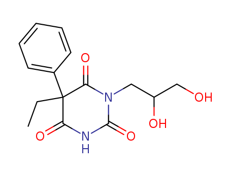 1-(2,3-dihydroxypropyl)-5-ethyl-5-phenylpyrimidine-2,4,6(1H,3H,5H)-trione