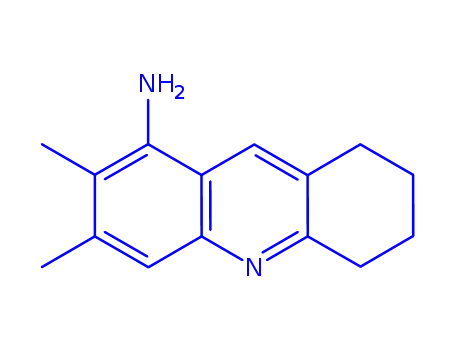 Molecular Structure of 783352-32-9 (1-Acridinamine,5,6,7,8-tetrahydro-2,3-dimethyl-(9CI))