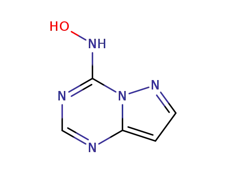 Molecular Structure of 71774-62-4 (Pyrazolo[1,5-a]-1,3,5-triazin-4(1H)-one,  oxime  (9CI))