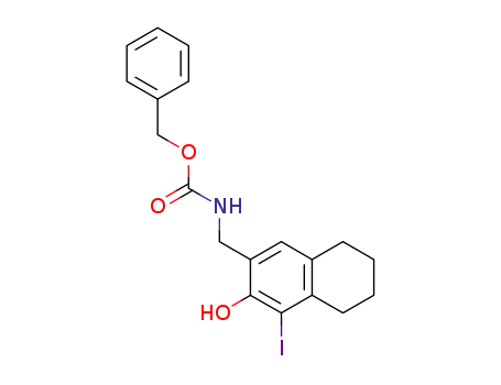 N-[(3-ヒドロキシ-4-ヨード-5,6,7,8-テトラヒドロナフタレン-2-イル)メチル]カルバミド酸ベンジル