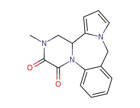 1,14b-dihydro-2-methyl-10H-pyrazino<1,2-a>pyrrolo<2,1-c><1,4>benzodiazepine-3,4-dione