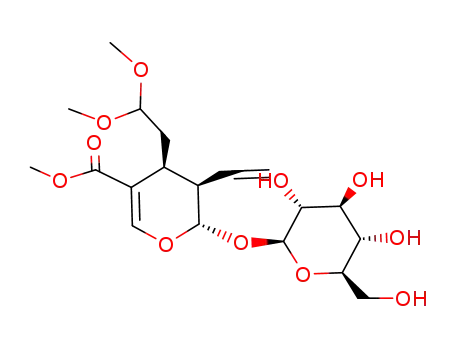 Molecular Structure of 77988-07-9 (Secologanin diMethyl acetal)