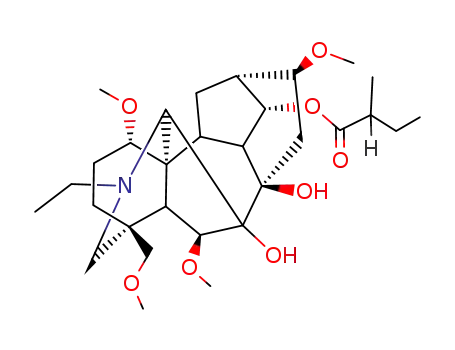 20-ethyl-7,8-dihydroxy-1,6,16-trimethoxy-4-(methoxymethyl)aconitan-14-yl 2-methylbutanoate