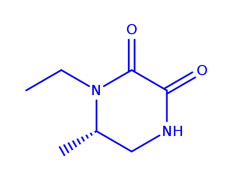 2,3-Piperazinedione,1-ethyl-6-methyl-,(R)-(9CI)
