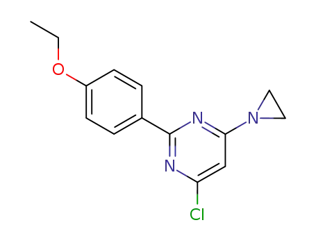 6-(1-アジリジニル)-4-クロロ-2-(p-エトキシフェニル)ピリミジン