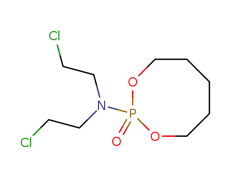 Molecular Structure of 78110-28-8 (N,N-bis(2-chloroethyl)-1,3,2-dioxaphosphocan-2-amine 2-oxide)