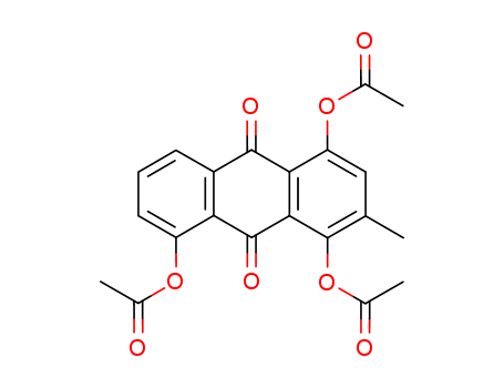 (4,8-diacetyloxy-2-methyl-9,10-dioxo-anthracen-1-yl) acetate cas  78226-90-1