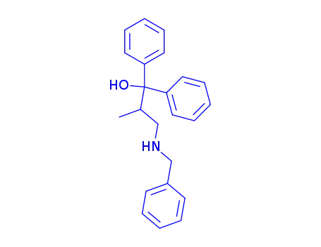 Molecular Structure of 78109-96-3 (3-(benzylamino)-2-methyl-1,1-diphenylpropan-1-ol)