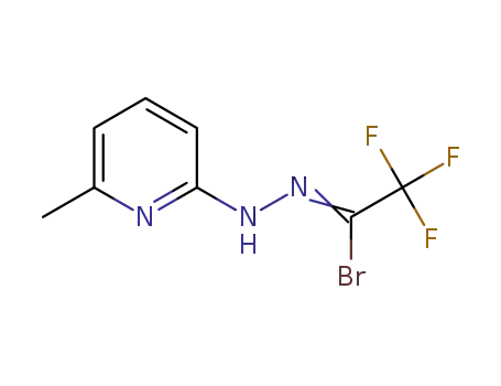 2-(1-bromo-2,2,2-trifluoroethylidene)-1-(6-methylpyridin-2-yl)hydrazine