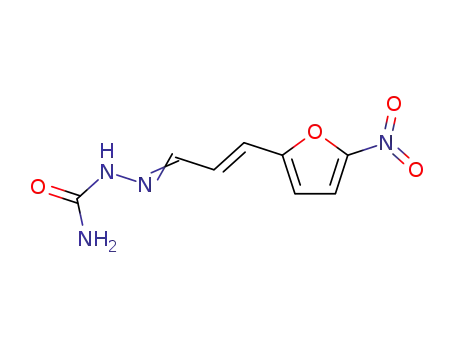 Molecular Structure of 721-71-1 ((2E)-2-[(2E)-3-(5-nitrofuran-2-yl)prop-2-en-1-ylidene]hydrazinecarboxamide)