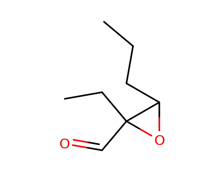 Molecular Structure of 90112-78-0 (2-ethyl-3-propyloxirane-2-carbaldehyde)