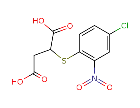 Molecular Structure of 7190-23-0 ((4-chloro-2-nitro-phenylsulfanyl)-succinic acid)