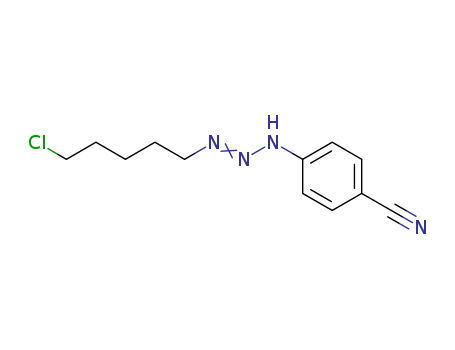 Benzonitrile, 4-[3-(5-chloropentyl)-2-triazen-1-yl]- cas  78604-27-0