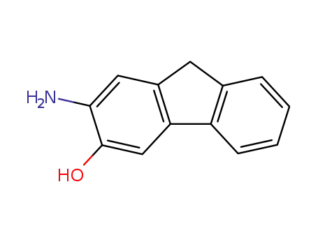 Molecular Structure of 7213-97-0 (2-amino-9H-fluoren-3-ol)